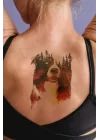 Geçici Köpek Dövme Tattoo