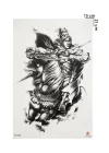 Geçici Savaşçı Ve At Modelli Dövme Tattoo