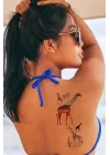 Geçici Zürafa Dövme Tattoo