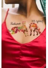 Geçici Tilki Ve Leopar Dövme Tattoo