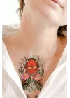 Geçici Şeytan Maske Dövme Tattoo