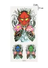 Geçici Şeytan Maske Dövme Tattoo