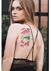 Geçici Çiçek Ve Gül Dövme Tattoo