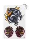 Geçici Leopar Dövme Tattoo