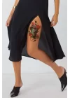 Geçici Kadın Modelli Dövme Tattoo