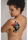 Geçici Kadın Modelli Dövme Tattoo