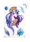 Geçici Unicorn Dövme Tattoo