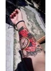 Geçici Saat Ve Ok Dövme Tattoo