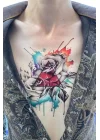 Geçici Gül Dövme Tattoo