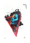 Gerçekçi Geçici Kadın Modelli Dövme Tattoo