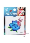 Geçici Çiçek Ve Kelebek Mini Dövme Tattoo