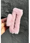 Açık Pembe Renk Peluş Mandal Toka