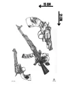 Ak47 Silah Keleş Geçici Dövme Tattoo