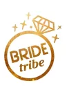 Altın Renk Bride Tribe Yazılı Dövme Tattoo