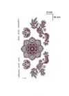 Çiçek Desen Geçici Dövme Tattoo