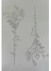 Çiçek Figürlü 12 Saat Sonra Kararan Geçici Dövme Tattoo