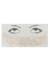 Geçici Altın Çil Makyaj Bandı Glitter Parıltılı Simli Bant / Tattoo