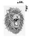 Geçici Aslan Dövme Tattoo