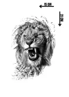 Geçici Aslan Figürlü Dövme Tattoo