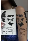 Geçici Atatürk İmza Dövme Tattoo