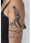 Geçici Atatürk İmza Dövme Tattoo