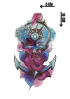 Geçici Çapa Figürlü Mini Dövme Tattoo