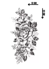 Geçici Çiçek Figürlü Dövme Tattoo