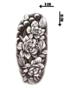 Geçici Çiçek Figürlü Dövme Tattoo