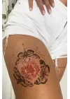 Geçici Çiçek ve Kelebek Dövme Tattoo