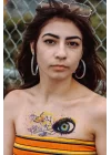 Geçici Göz ve Kelebek Dövme Tattoo