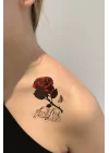 Geçici Gül Dövme Tattoo