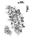 Geçici Gül Figürlü Dövme Tattoo
