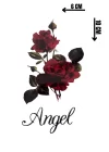 Geçici Gül Figürlü Dövme Tattoo