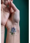 Geçici Gül Mini Dövme Tattoo