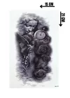 Geçici Gül ve Saat Dövme Tattoo