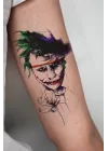 Geçici Joker Dövme Tattoo