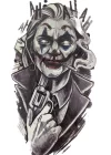 Geçici Joker Figürlü Dövme Tatto