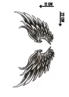 Geçici Kanat Figürlü Mini Dövme Tattoo