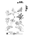 Geçici Karışık Figür Dövme Tattoo