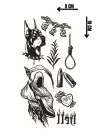 Geçici Karışık Figürlü Dövme Tattoo