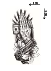 Geçici Karışık Figürlü Dövme Tattoo