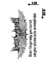 Geçici Karışık Figürlü Mini Dövme Tattoo