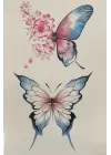 Geçici Kelebek Figürlü Dövme Tatto