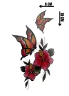 Geçici Kelebek Figürlü Dövme Tatto