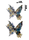Geçici Kelebek Figürlü Dövme Tattoo