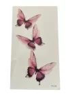 Geçici Kelebek Figürlü Mini Dövme Tatto