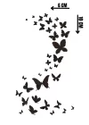 Geçici Kelebek Figürlü Mini Dövme Tattoo