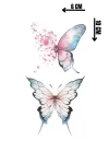 Geçici Kelebek Figürlü Mini Dövme Tattoo