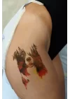 Geçici Köpek Dövme Tattoo