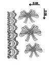 Geçici Kurdele Figürlü Dövme Tattoo